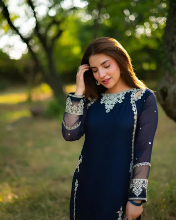 Tabeer Chiffon Emb 3PC