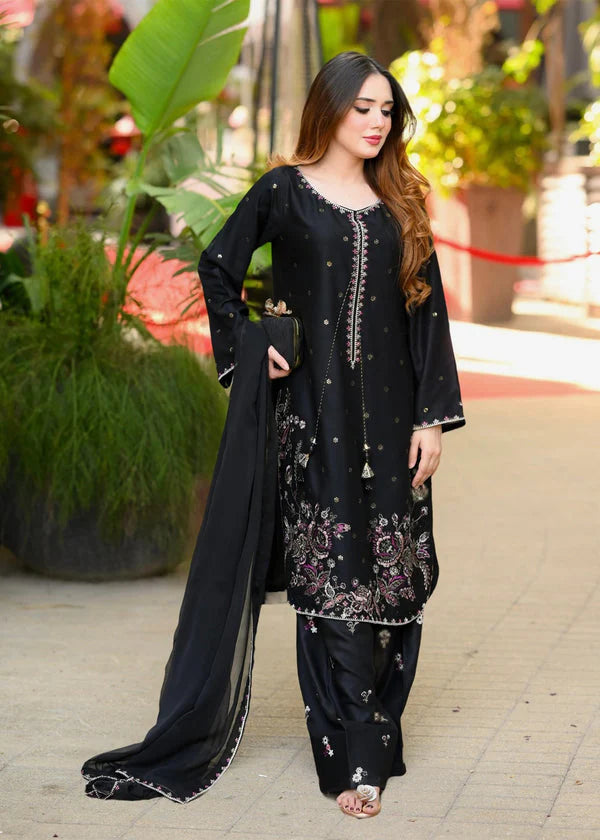 IRIS EMBROIDERY 3Pc SUIT